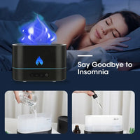 GOMINIMO Flame Humidifier Fire 250ml Black GO-AD-105-HGJ Kings Warehouse 