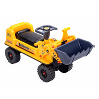 GOMINIMO Kids Ride On Bulldozer Digger Tractor Excavator Toy Car with Helmet GO-KEX-101-JBL Kings Warehouse 