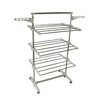 GOMINIMO Laundry Drying Rack 3 Tier (White) GO-LDR-100-JL