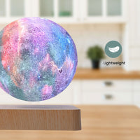 GOMINIMO Magnetic Levitating Galaxy Moon (Light Brown Base) GO-MLP-109-HCNT Kings Warehouse 