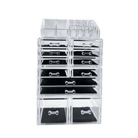 GOMINIMO Makeup Cosmetic Organizer With 12 Drawers (Clear) GO-MCO-100-CS Kings Warehouse 