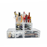 GOMINIMO Makeup Cosmetic Organizer With 12 Drawers (Clear) GO-MCO-100-CS Kings Warehouse 