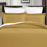 Grand Aterlier Pima Cotton Royal Gold Quilt Cover Set King Home & Garden Kings Warehouse 