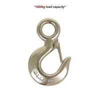 Grappling Hook 1T Crane Scale Sliding Stainless Steel Lifting Rigging Accessories Kings Warehouse 