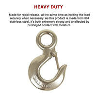 Grappling Hook 1T Crane Scale Sliding Stainless Steel Lifting Rigging Accessories Kings Warehouse 