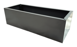 Grey Metal Planter Small