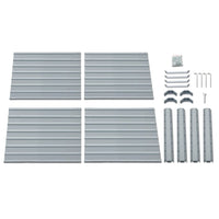 Green Fingers 2x Garden Bed 100x100x77cm Planter Box Raised Container Galvanised Home & Garden Kings Warehouse 