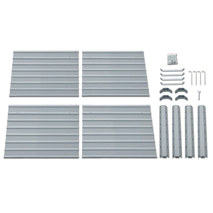 Green Fingers 2x Garden Bed 100x100x77cm Planter Box Raised Container Galvanised Home & Garden Kings Warehouse 