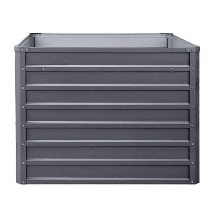 Green Fingers 2x Garden Bed 100x100x77cm Planter Box Raised Container Galvanised Home & Garden Kings Warehouse 