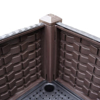 Green Fingers Garden Bed 120x40x36cm PP Planter Box Raised Container Growing Herb Home & Garden Kings Warehouse 