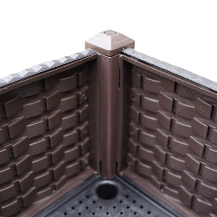 Green Fingers Garden Bed 120x40x36cm PP Planter Box Raised Container Growing Herb Home & Garden Kings Warehouse 