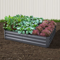 Green Fingers Garden Bed 150x90cm Planter Box Raised Container Galvanised Steel Home & Garden Kings Warehouse 