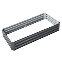 Green Fingers Garden Bed 180x90cm Planter Box Raised Container Galvanised Steel Home & Garden Kings Warehouse 