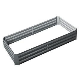 Green Fingers Garden Bed 180x90cm Planter Box Raised Container Galvanised Steel Home & Garden Kings Warehouse 