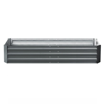 Green Fingers Garden Bed 210x90cm Planter Box Raised Container Galvanised Steel Home & Garden Kings Warehouse 