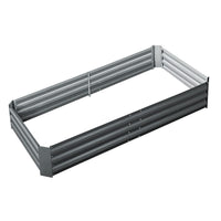 Green Fingers Garden Bed 210x90cm Planter Box Raised Container Galvanised Steel Home & Garden Kings Warehouse 