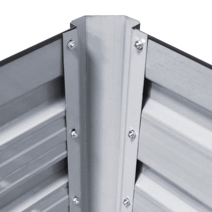 Green Fingers Garden Bed 240X80X45cm Planter Box Raised Container Galvanised Herb Home & Garden Kings Warehouse 