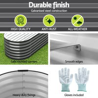 Green Fingers Garden Bed 9 In 1 Modular Planter Box Raised Container Galvanised Home & Garden Kings Warehouse 