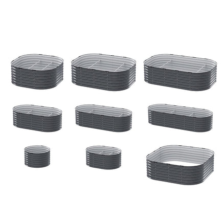 Green Fingers Garden Bed 9 In 1 Modular Planter Box Raised Container Galvanised Home & Garden Kings Warehouse 