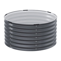 Green Fingers Garden Bed 90X45cm Planter Box Raised Container Galvanised Steel Home & Garden Kings Warehouse 