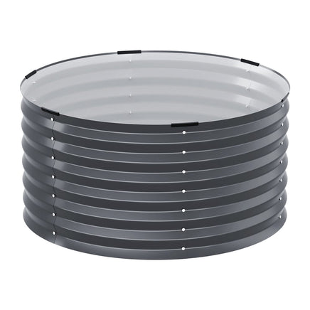 Green Fingers Garden Bed 90X45cm Planter Box Raised Container Galvanised Steel Home & Garden Kings Warehouse 