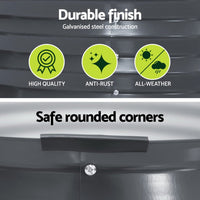 Green Fingers Garden Bed 90X45cm Planter Box Raised Container Galvanised Steel Home & Garden Kings Warehouse 