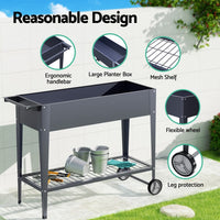 Green Fingers Garden Bed Elevated 100X40X80cm Planter Box Raised Container Herb Home & Garden Kings Warehouse 