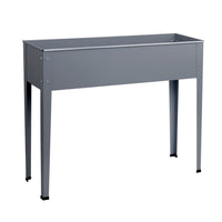 Green Fingers Garden Bed Elevated 100X80X30cm Planter Box Container Galvanised Home & Garden Kings Warehouse 