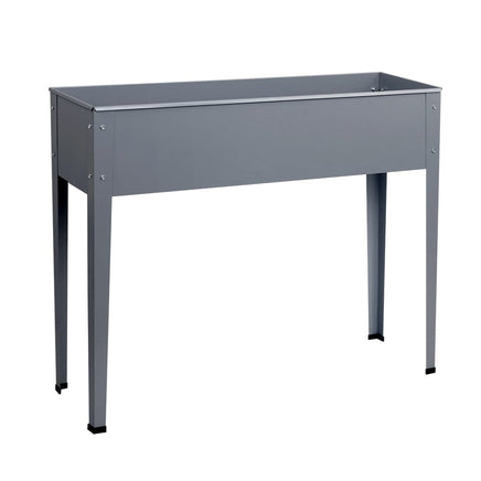 Green Fingers Garden Bed Elevated 100X80X30cm Planter Box Container Galvanised Home & Garden Kings Warehouse 