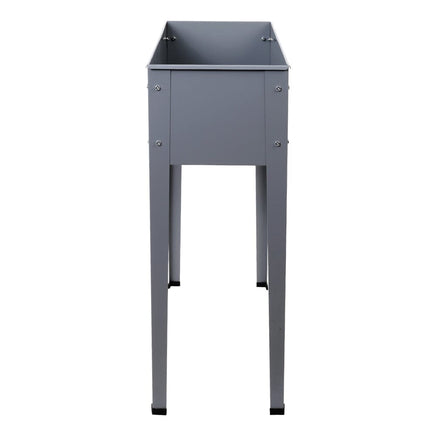 Green Fingers Garden Bed Elevated 100X80X30cm Planter Box Container Galvanised Home & Garden Kings Warehouse 