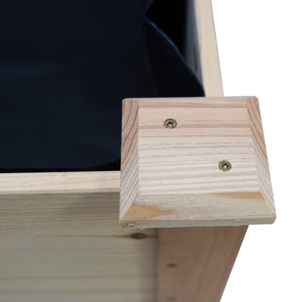 Green Fingers Garden Bed Elevated 120x60x80cm Wooden Planter Box Raised Container Home & Garden Kings Warehouse 