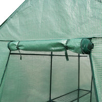 Green Fingers Greenhouse 1.2x1.9x1.9M Walk in Green House Tunnel Plant Garden Shed 4 Shelves Home & Garden Kings Warehouse 