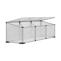 Green Fingers Greenhouse 180x50x50CM Cold Frame Plant Grow Aluminium Polycarbonate Green House Home & Garden Kings Warehouse 