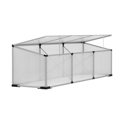 Green Fingers Greenhouse 180x50x50CM Cold Frame Plant Grow Aluminium Polycarbonate Green House Home & Garden Kings Warehouse 
