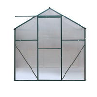 Green Fingers Greenhouse 1.9x1.9x1.83M Aluminium Polycarbonate Green House Garden Shed Home & Garden Kings Warehouse 