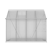 Green Fingers Greenhouse 2.42x2.5x2.26M Aluminium Double Doors Green House Garden Shed Home & Garden Kings Warehouse 