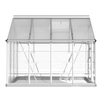 Green Fingers Greenhouse 2.48x1.89x2M Aluminium Polycarbonate Green House Garden Shed Home & Garden Kings Warehouse 