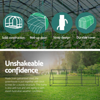 Green Fingers Greenhouse 2.7x0.9x0.9M Mini Green House Raised Garden Bed Planter Box Home & Garden Kings Warehouse 