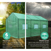 Green Fingers Greenhouse 3.5x2x2M Walk in Green House Tunnel Plant Garden Shed Home & Garden Kings Warehouse 