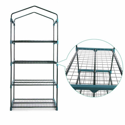 Green Fingers Greenhouse 4 Tiers Mini Green House Garden Bed Planter Box 1.6x0.7x0.5M Home & Garden Kings Warehouse 