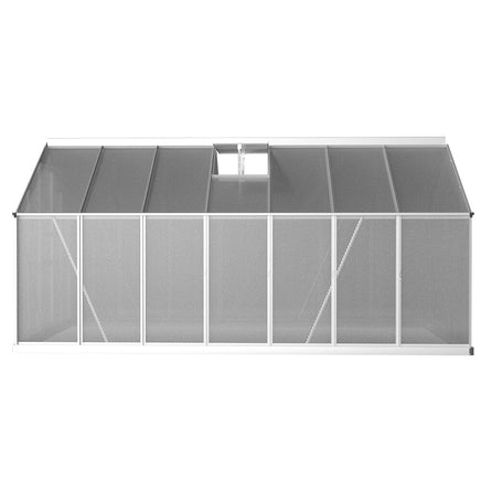 Green Fingers Greenhouse 4.2x2.5x1.95M Aluminium Polycarbonate Green House Garden Shed Home & Garden Kings Warehouse 