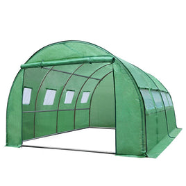 Green Fingers Greenhouse 4x3x2M Walk in Green House Tunnel Plant Garden Shed Dome Home & Garden Kings Warehouse 