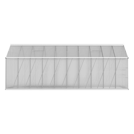 Green Fingers Greenhouse 6.03x2.44x2.68M Double Doors Aluminium Green House Garden Shed Home & Garden Kings Warehouse 