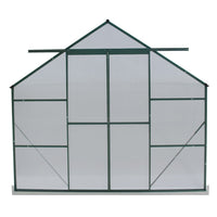 Green Fingers Greenhouse 6.3x2.44x2.1M Aluminium Polycarbonate Green House Garden Shed Home & Garden Kings Warehouse 