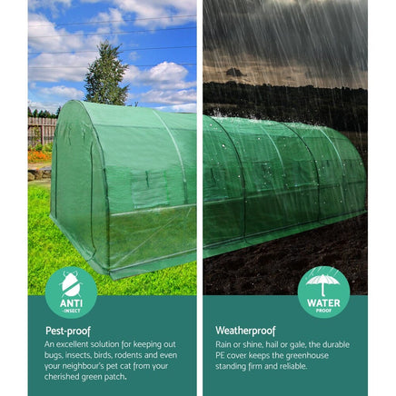 Green Fingers Greenhouse 6x3x2M Walk in Green House Tunnel Plant Garden Shed Dome Home & Garden Kings Warehouse 