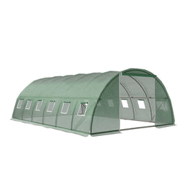 Green Fingers Greenhouse 6x4x2M Walk in Green House Tunnel Plant Garden Shed Dome Home & Garden Kings Warehouse 