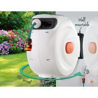 Green Fingers Water Hose Reel 20M Retractable Garden Spray Gun Auto Rewind Home & Garden Kings Warehouse 