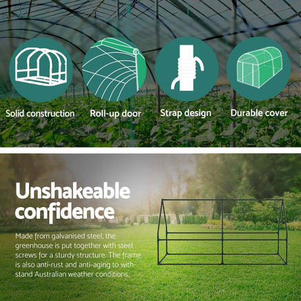 Greenfingers Greenhouse 1.8x0.9x0.9M Mini Green House Raised Garden Bed Planter Box Home & Garden Kings Warehouse 