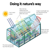 Greenfingers Greenhouse 1.9x1.9x1.83M Aluminium Polycarbonate Green House Garden Shed Home & Garden Kings Warehouse 