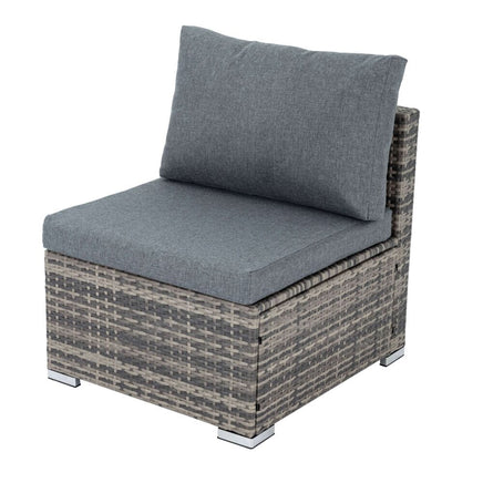 Grey Armless Outdoor Sofa Set Furniture Kings Warehouse 